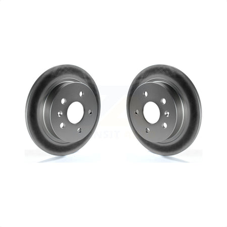 Rear Coated Disc Brake Rotors Pair For Chevrolet Malibu Buick LaCrosse Regal Limited KG-100415 by Genius