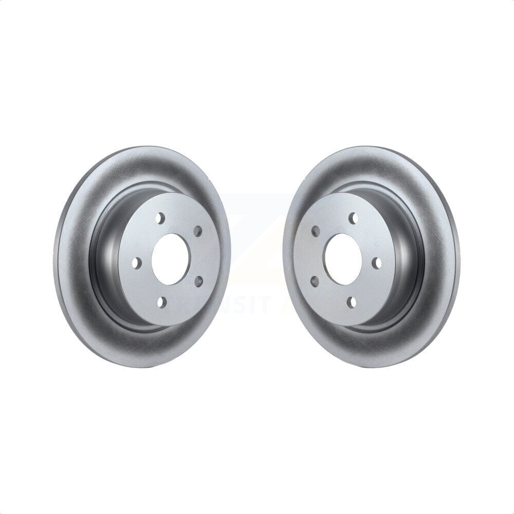 Rear Coated Disc Brake Rotors Pair For Ford Escape Transit Connect C-Max KG-100453 by Genius