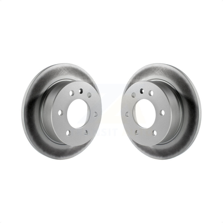 Rear Coated Disc Brake Rotors Pair For Sprinter 2500 Mercedes-Benz Freightliner Dodge 3500 KG-100481 by Genius