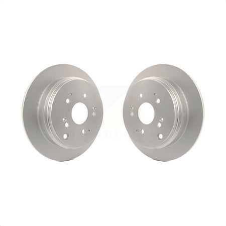 Rear Coated Disc Brake Rotors Pair For 2002-2004 Honda Odyssey KG-100522 by Genius