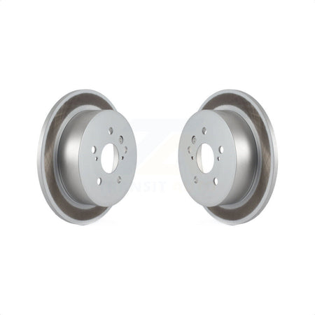 Rear Coated Disc Brake Rotors Pair For 2004-2010 Toyota Sienna KG-100539 by Genius