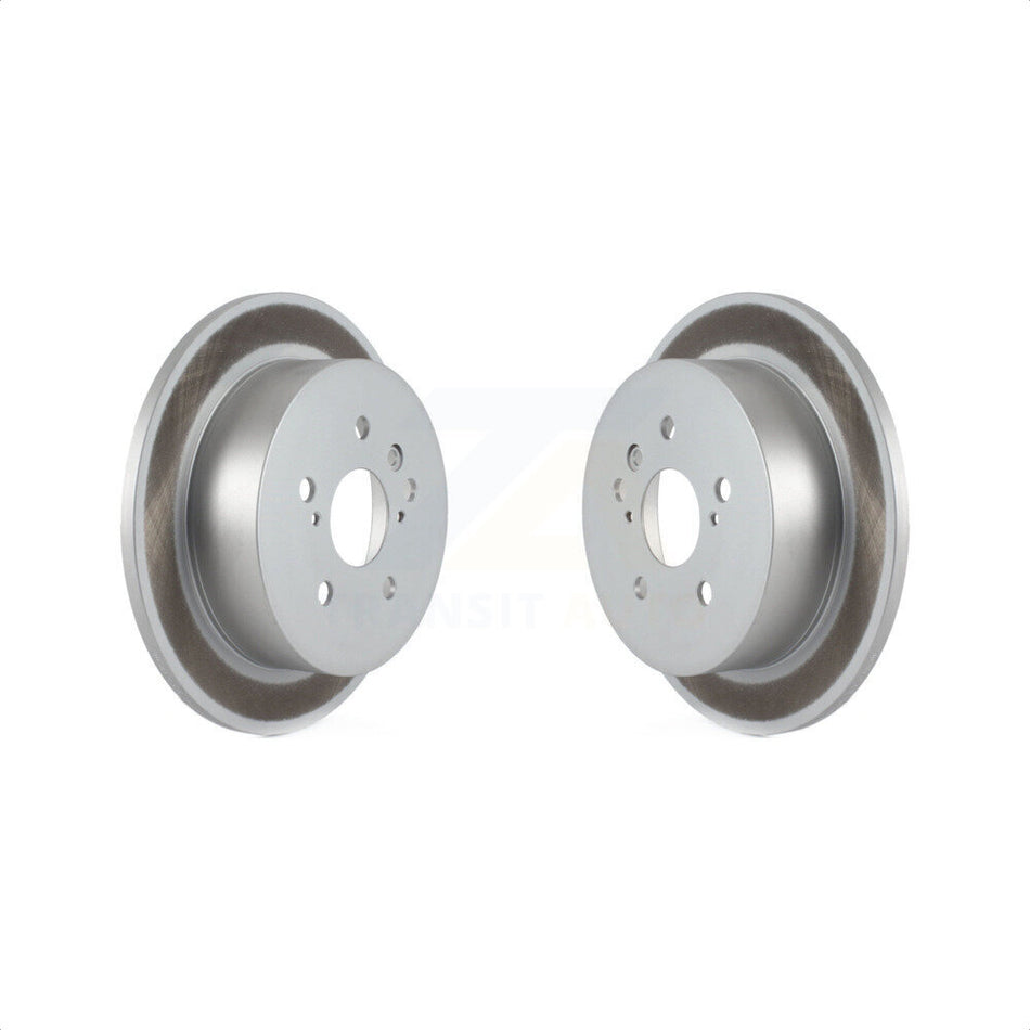 Rear Coated Disc Brake Rotors Pair For 2004-2010 Toyota Sienna KG-100539 by Genius