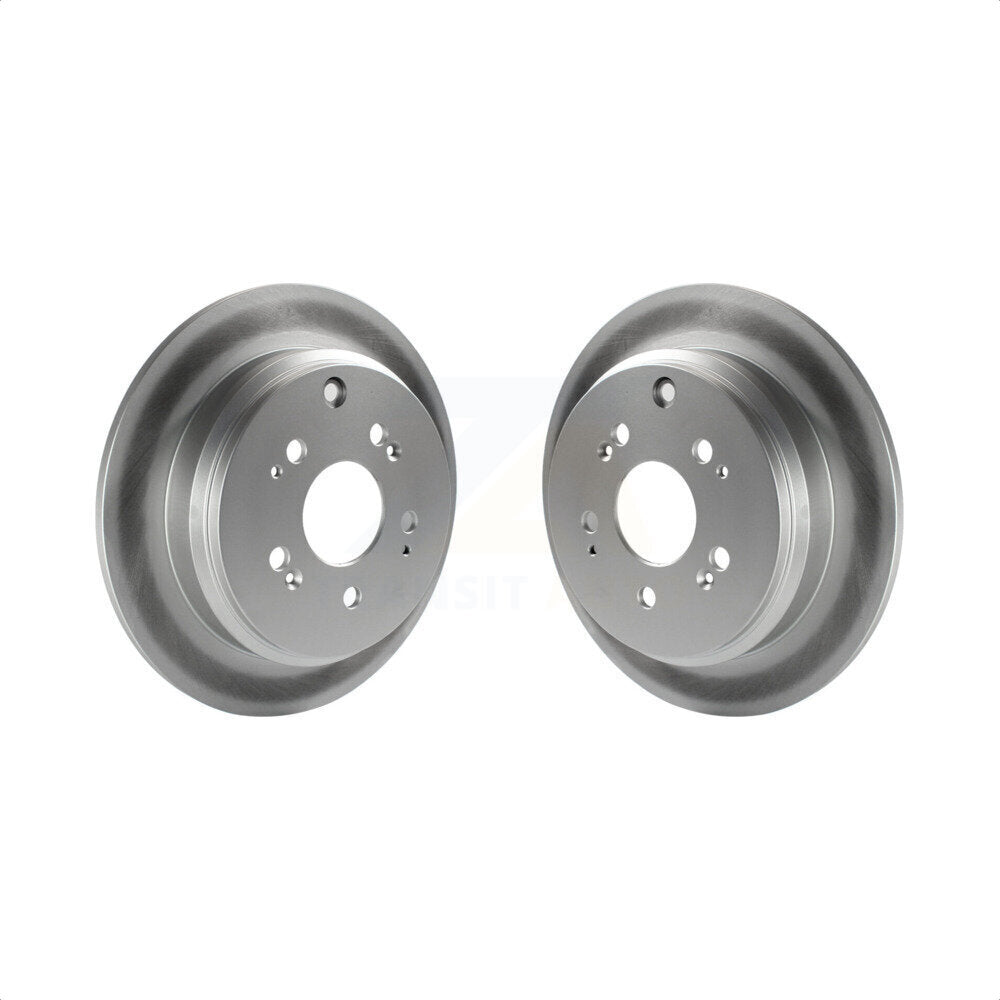 Rear Coated Disc Brake Rotors Pair For 2005-2010 Honda Odyssey KG-100546 by Genius