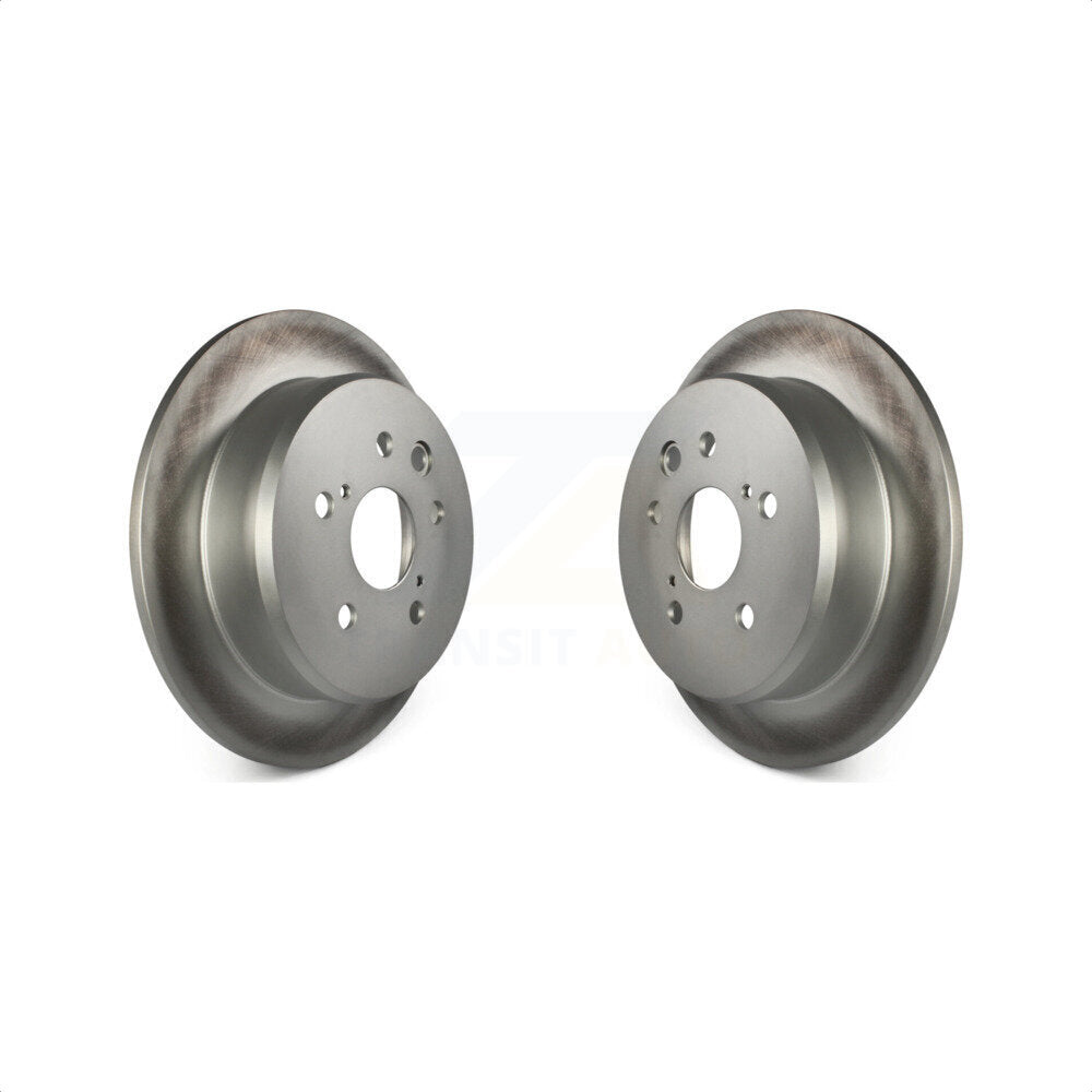 Rear Coated Disc Brake Rotors Pair For Lexus IS250 KG-100581 by Genius