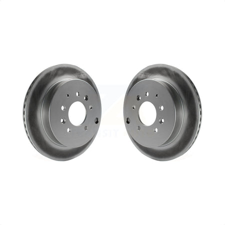 Rear Coated Disc Brake Rotors Pair For Ford Edge Mazda CX-7 Lincoln MKX KG-100587 by Genius