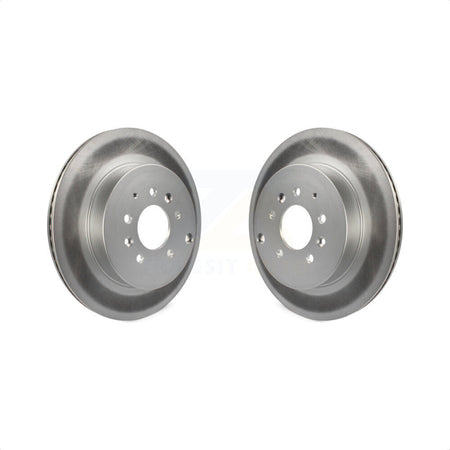 Rear Coated Disc Brake Rotors Pair For 2007-2015 Mazda CX-9 KG-100594 by Genius