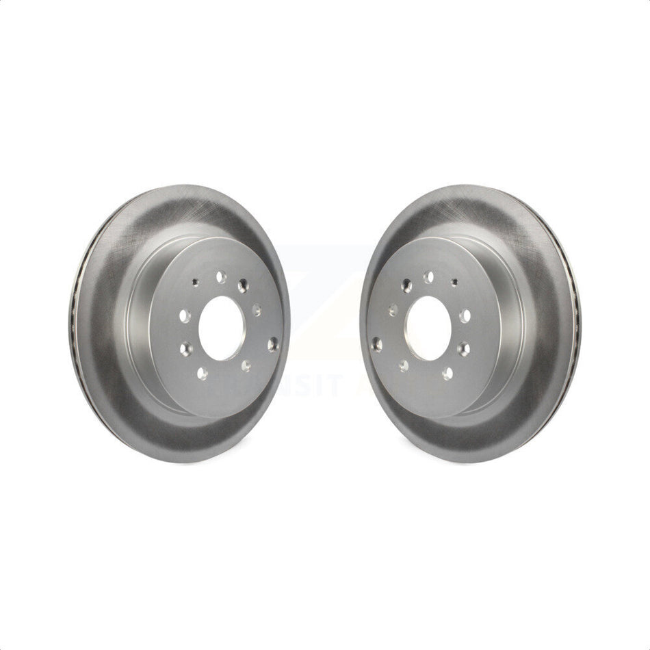 Rear Coated Disc Brake Rotors Pair For 2007-2015 Mazda CX-9 KG-100594 by Genius