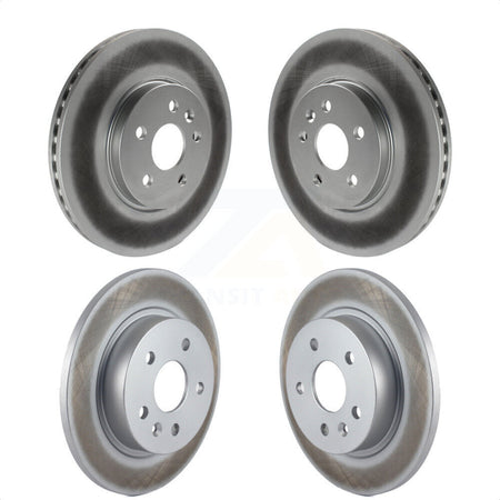 Front Rear Coated Disc Brake Rotors Kit For Chevrolet Buick Encore Trax Sonic KG-100752 by Genius