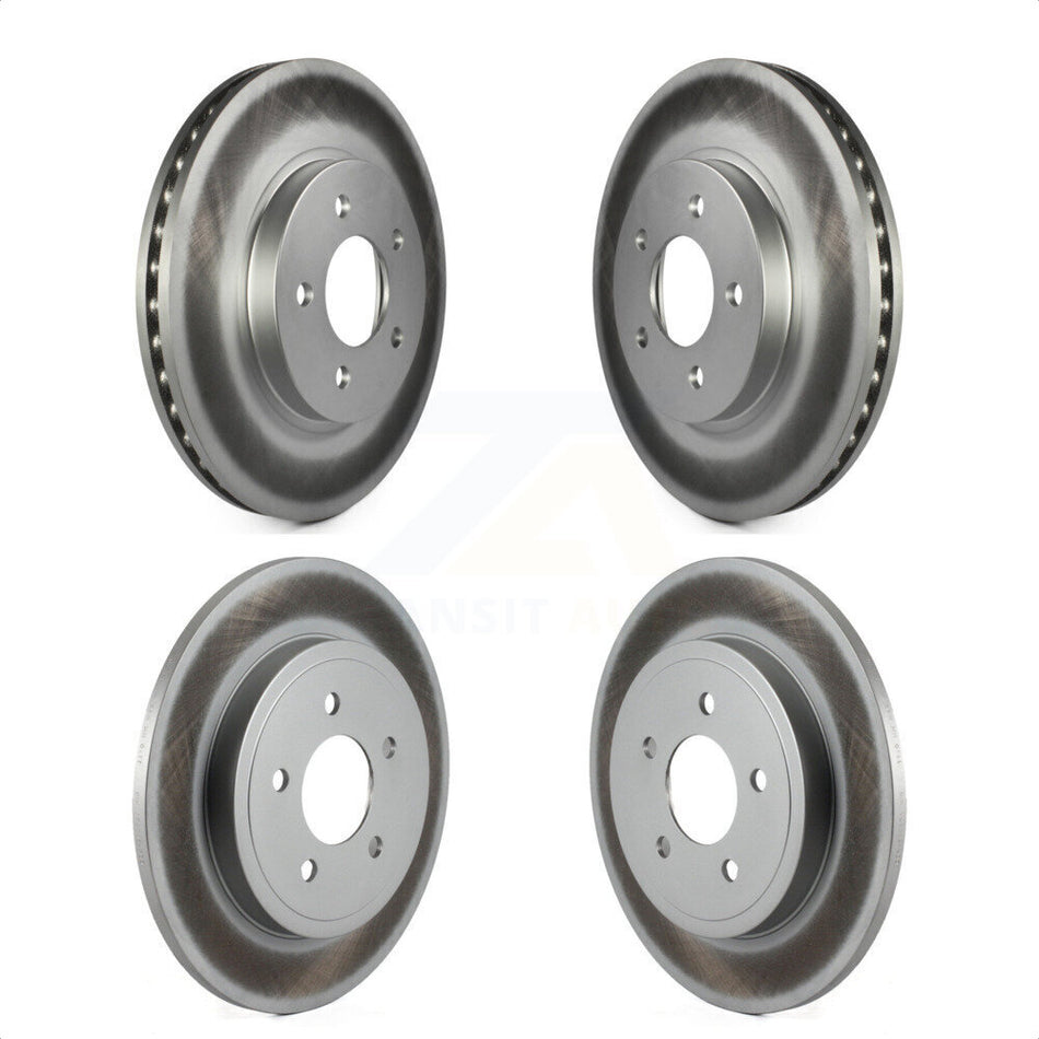 Front Rear Coated Disc Brake Rotors Kit For Ford Escape Mercury Mariner Mazda Tribute KG-100775 by Genius