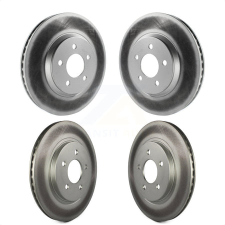 Front Rear Coated Disc Brake Rotors Kit For Ford Mustang KG-100782 by Genius