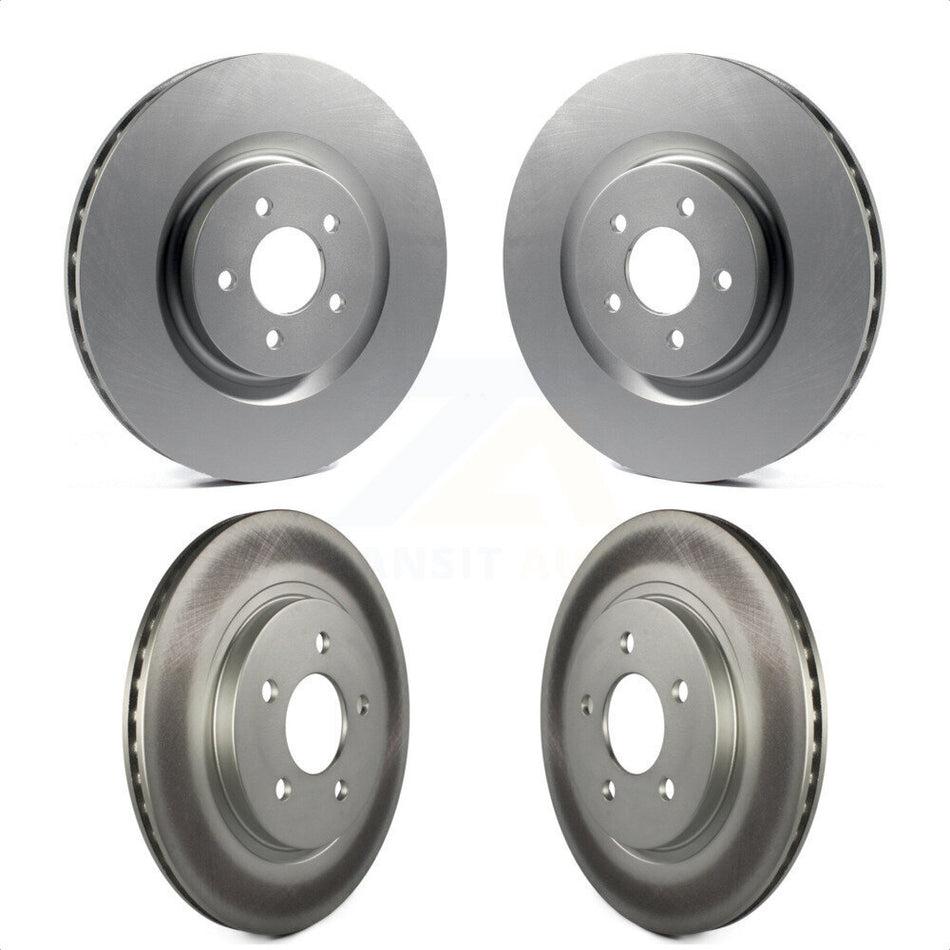 Front Rear Coated Disc Brake Rotors Kit For Ford Mustang KG-100785 by Genius