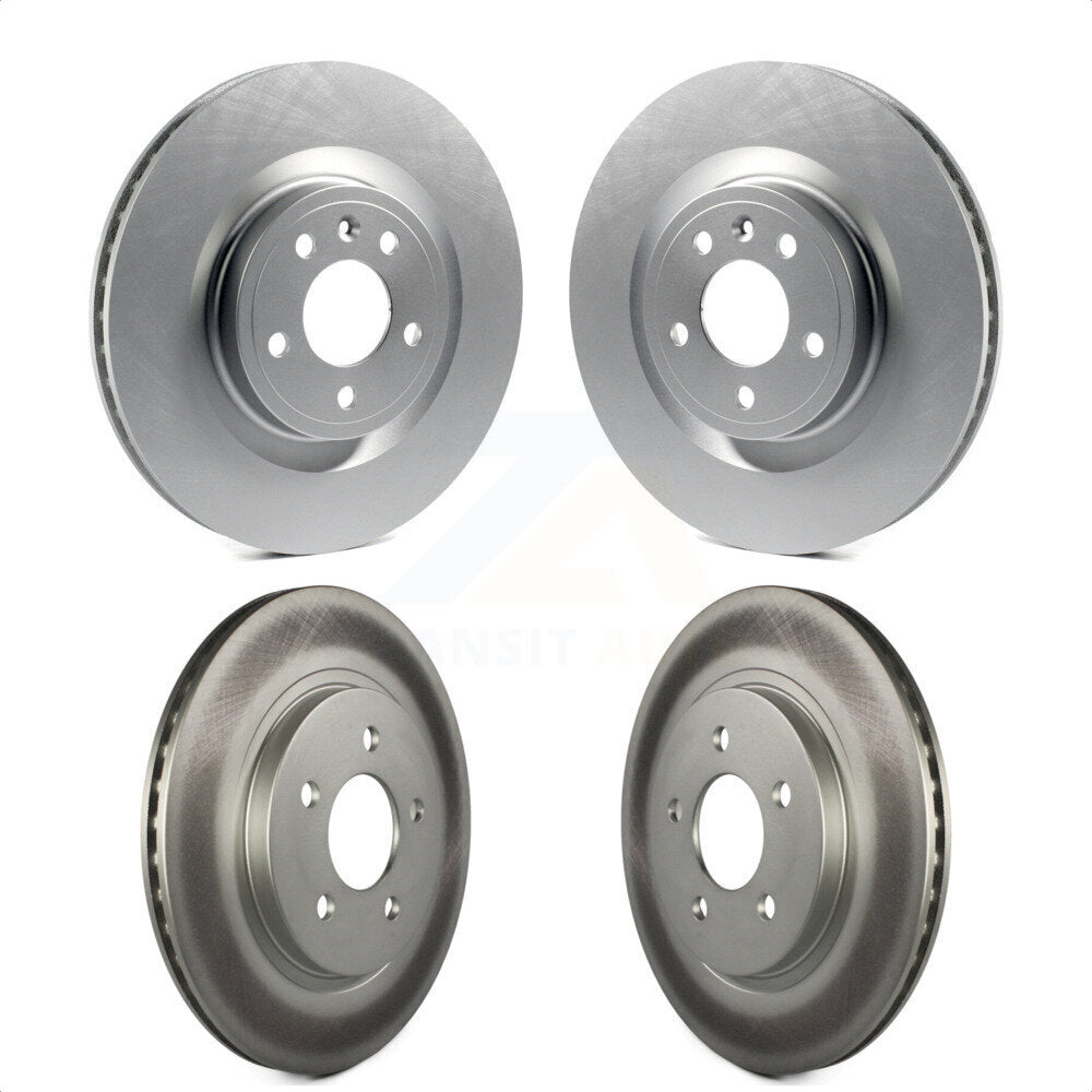 Front Rear Coated Disc Brake Rotors Kit For Ford Mustang KG-100799 by Genius