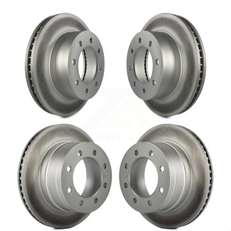 Front Rear Coated Disc Brake Rotors Kit For Dodge Ram 2500 1500 3500 KG-100829 by Genius