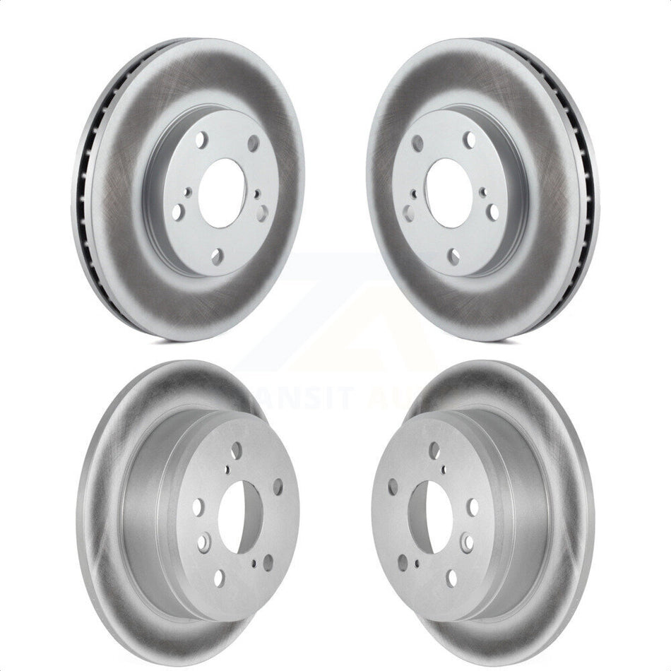 Front Rear Coated Disc Brake Rotors Kit For Toyota Camry Lexus ES300 Solara KG-100866 by Genius