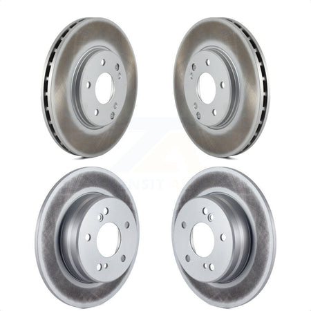 Front Rear Coated Disc Brake Rotors Kit For Chrysler Crossfire Mercedes-Benz SLK320 SLK280 SLK300 KG-100887 by Genius