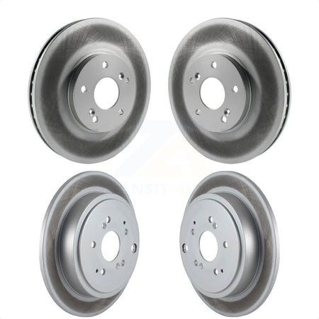 Front Rear Coated Disc Brake Rotors Kit For Honda Pilot Acura MDX KG-100891 by Genius