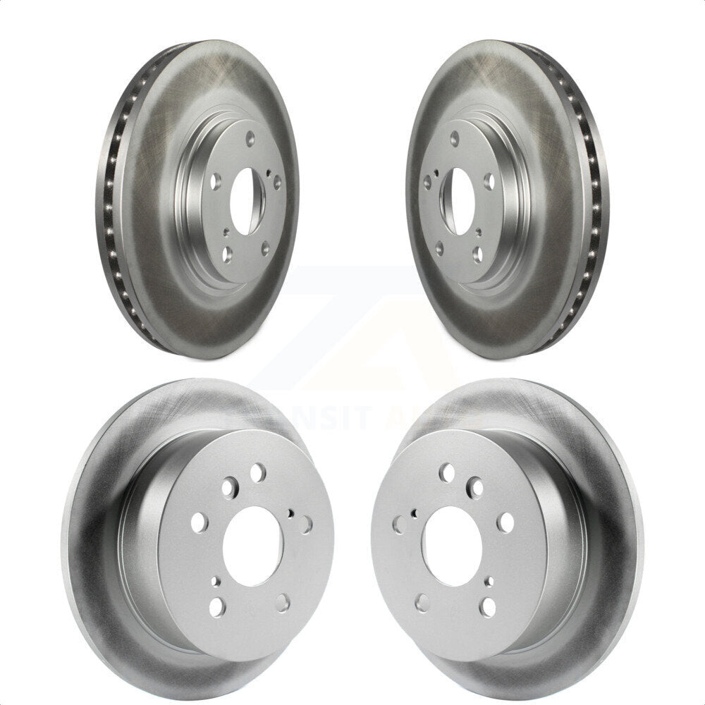 Front Rear Coated Disc Brake Rotors Kit For Toyota Camry Lexus ES330 KG-100898 by Genius