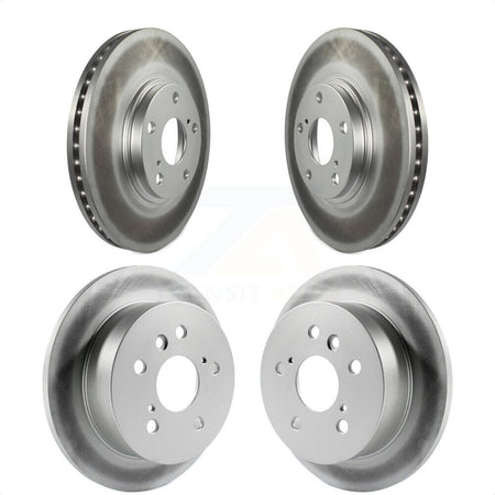 Front Rear Coated Disc Brake Rotors Kit For Toyota Camry Lexus ES330 KG-100898 by Genius