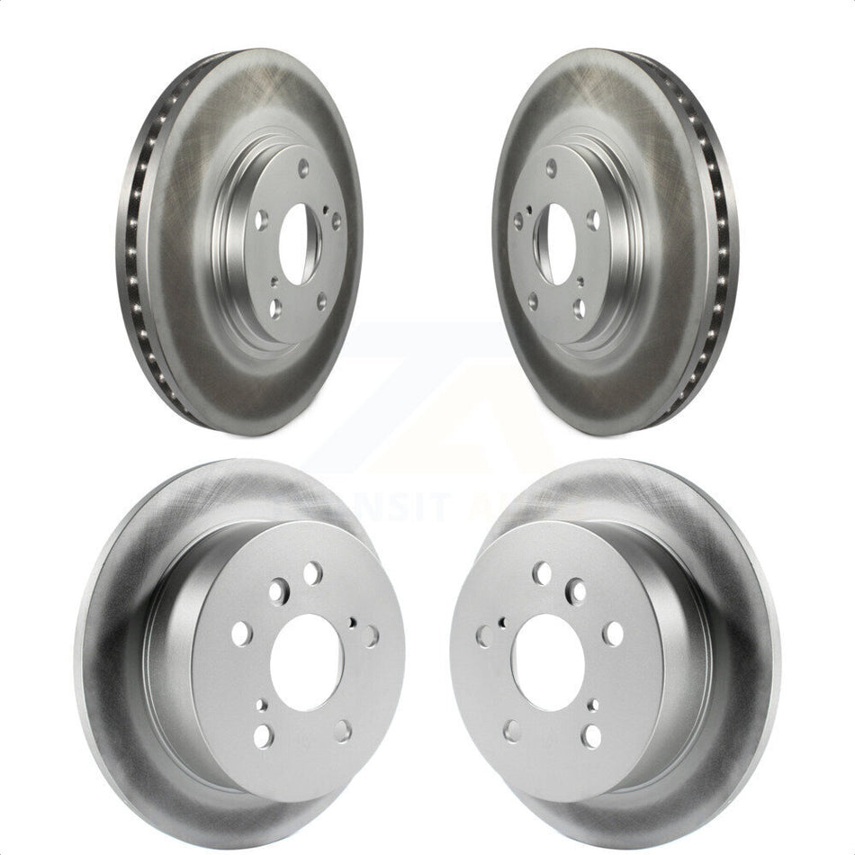 Front Rear Coated Disc Brake Rotors Kit For Toyota Camry Lexus ES330 KG-100898 by Genius