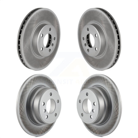 Front Rear Coated Disc Brake Rotors Kit For BMW X5 KG-100905 by Genius