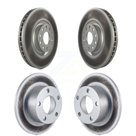 Front Rear Coated Disc Brake Rotors Kit For Audi A6 KG-100906 by Genius