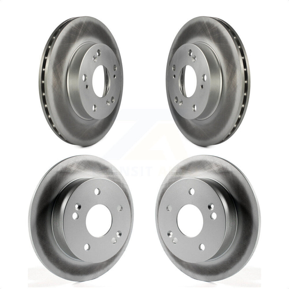 Front Rear Coated Disc Brake Rotors Kit For Honda Civic Acura RSX KG-100911 by Genius