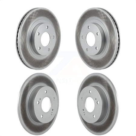 Front Rear Coated Disc Brake Rotors Kit For Nissan Maxima Infiniti I35 INFINITI KG-100915 by Genius