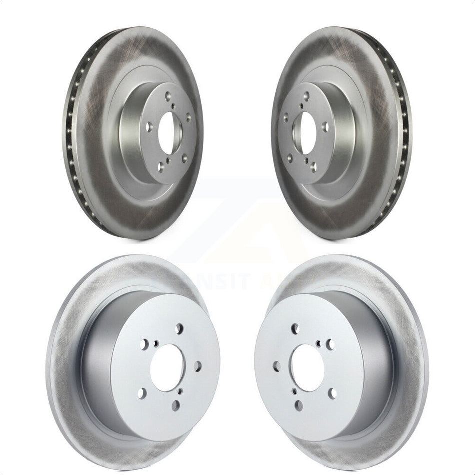 Front Rear Coated Disc Brake Rotors Kit For 2005-2005 Subaru Outback Legacy KG-100939 by Genius