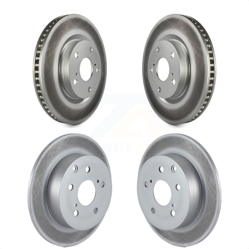 Front Rear Coated Disc Brake Rotors Kit For Toyota Matrix Pontiac Vibe KG-101026 by Genius