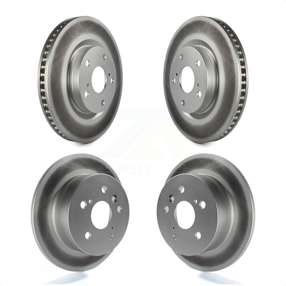 Front Rear Coated Disc Brake Rotors Kit For Toyota Camry Lexus ES350 Avalon KG-101027 by Genius