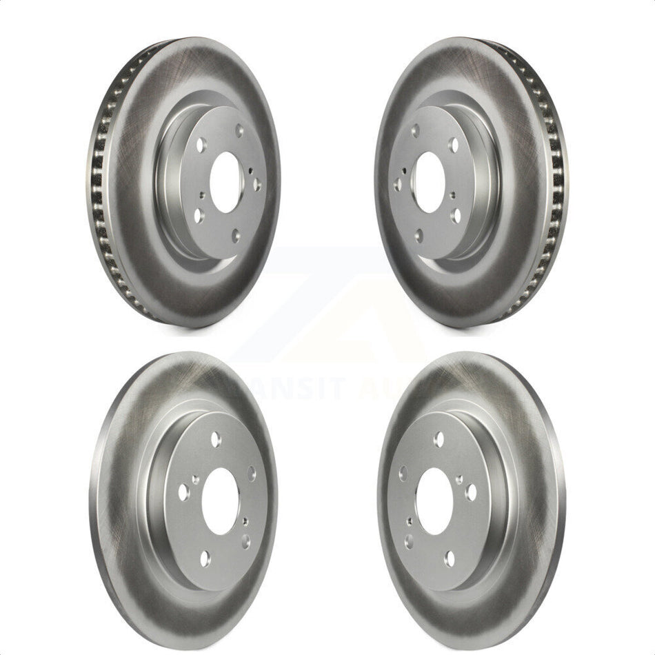 Front Rear Coated Disc Brake Rotors Kit For Toyota Matrix Pontiac Vibe Corolla iM Scion KG-101029 by Genius