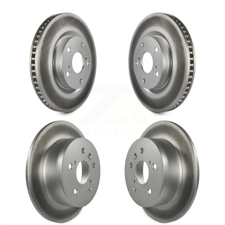 Front Rear Coated Disc Brake Rotors Kit For Toyota Camry Lexus ES350 Avalon ES300h KG-101031 by Genius