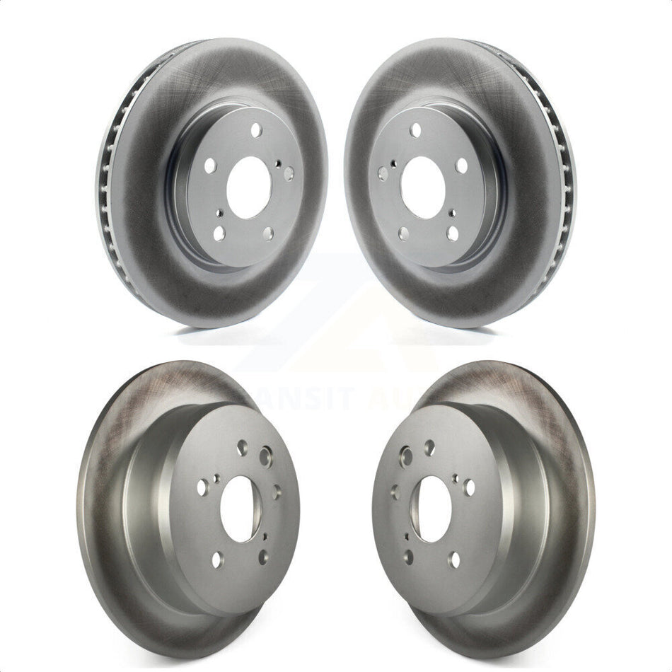 Front Rear Coated Disc Brake Rotors Kit For Lexus IS250 KG-101040 by Genius