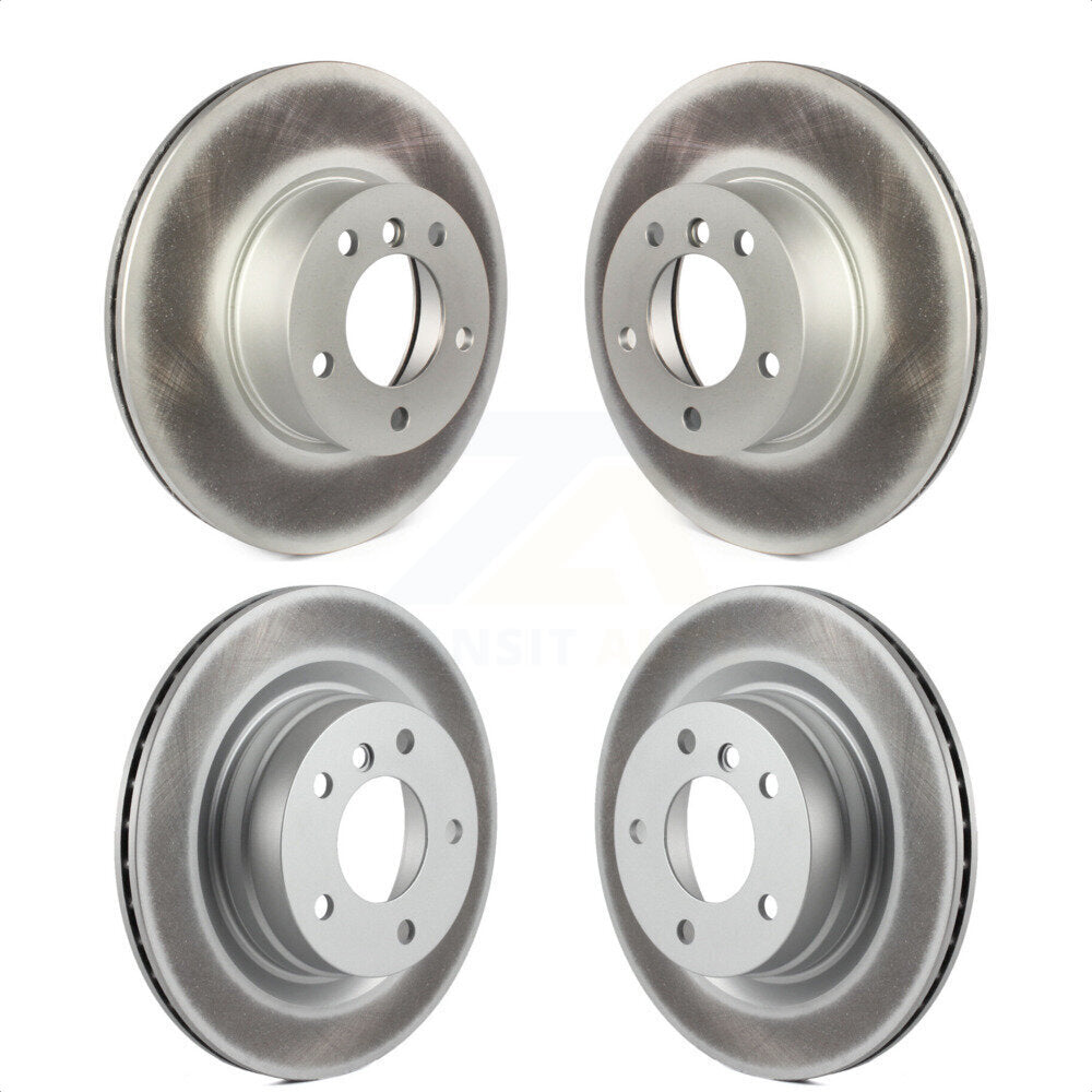 Front Rear Coated Disc Brake Rotors Kit For BMW 328i 323i KG-101093 by Genius