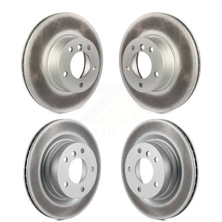 Front Rear Coated Disc Brake Rotors Kit For BMW 328i 323i KG-101093 by Genius