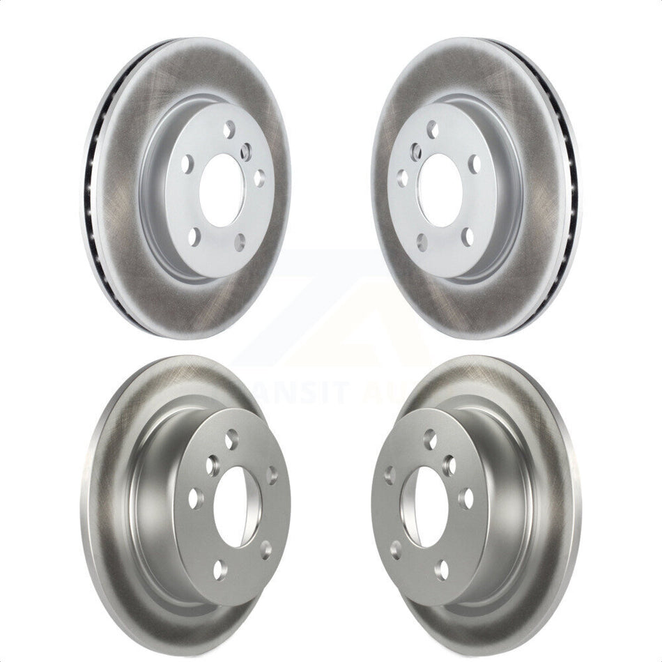 Front Rear Coated Disc Brake Rotors Kit For Mini Cooper KG-101202 by Genius