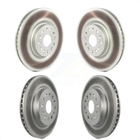 Front Rear Coated Disc Brake Rotors Kit For Cadillac XT5 Buick Enclave XT6 KG-101219 by Genius