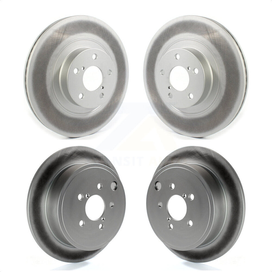 Front Rear Coated Disc Brake Rotors Kit For Subaru Outback Impreza Forester Legacy KG-101253 by Genius