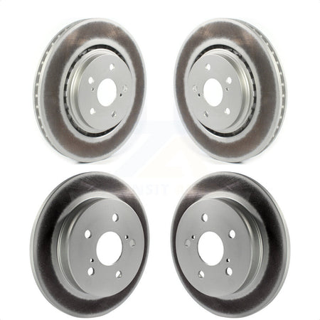 Front Rear Coated Disc Brake Rotors Kit For Toyota Camry Avalon TRD KG-101282 by Genius