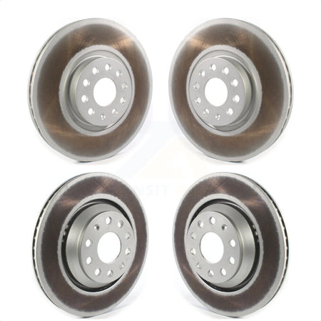 Front Rear Coated Disc Brake Rotors Kit For Volkswagen Atlas Cross Sport KG-101299 by Genius