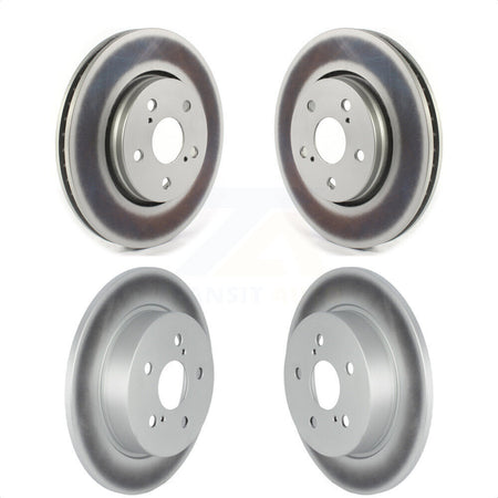 Front Rear Coated Disc Brake Rotors Kit For Toyota C-HR KG-101309 by Genius