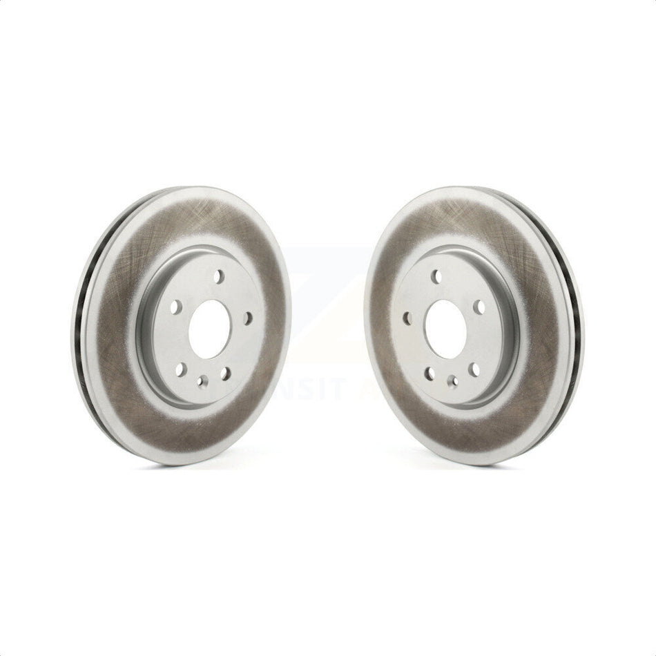 Front Coated Disc Brake Rotors Pair For Buick Envision Cadillac XT4 KG-101313 by Genius