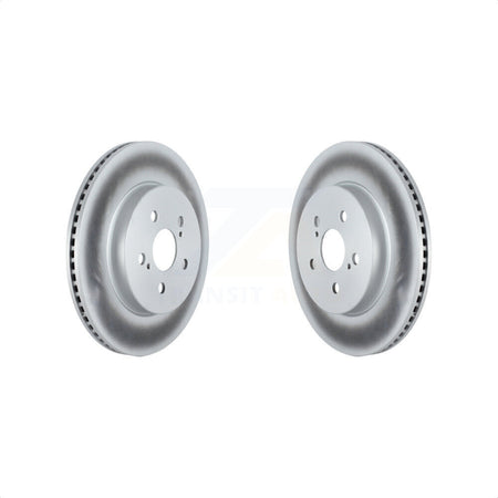 Front Coated Disc Brake Rotors Pair For Toyota Corolla Prius Prime KG-101346 by Genius