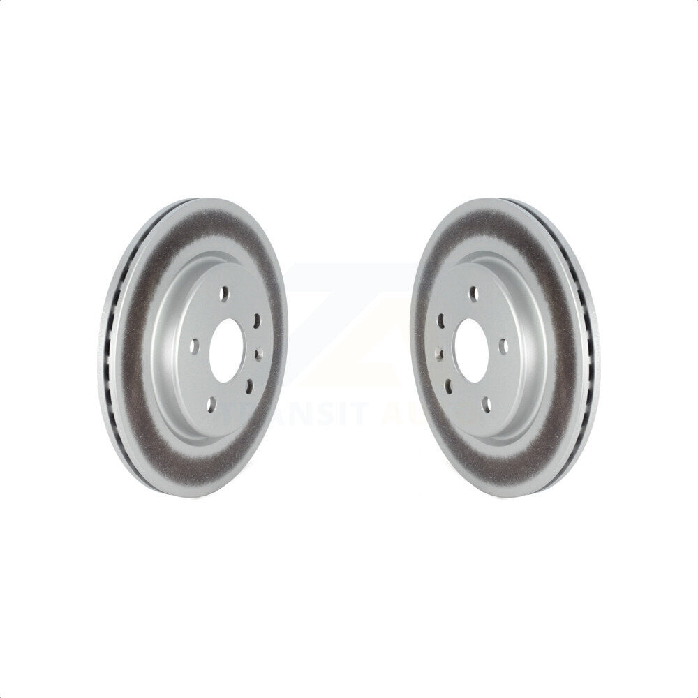 Rear Coated Disc Brake Rotors Pair For Cadillac XT4 Buick Envision KG-101353 by Genius