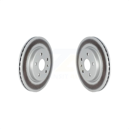 Rear Coated Disc Brake Rotors Pair For Cadillac XT4 Buick Envision KG-101353 by Genius