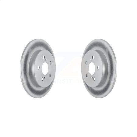 Rear Coated Disc Brake Rotors Pair For Toyota Corolla KG-101378 by Genius