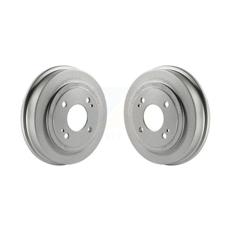 Rear Coated Brake Drums Pair For Honda Civic Fit Accord Acura EL KG-101398 by Genius