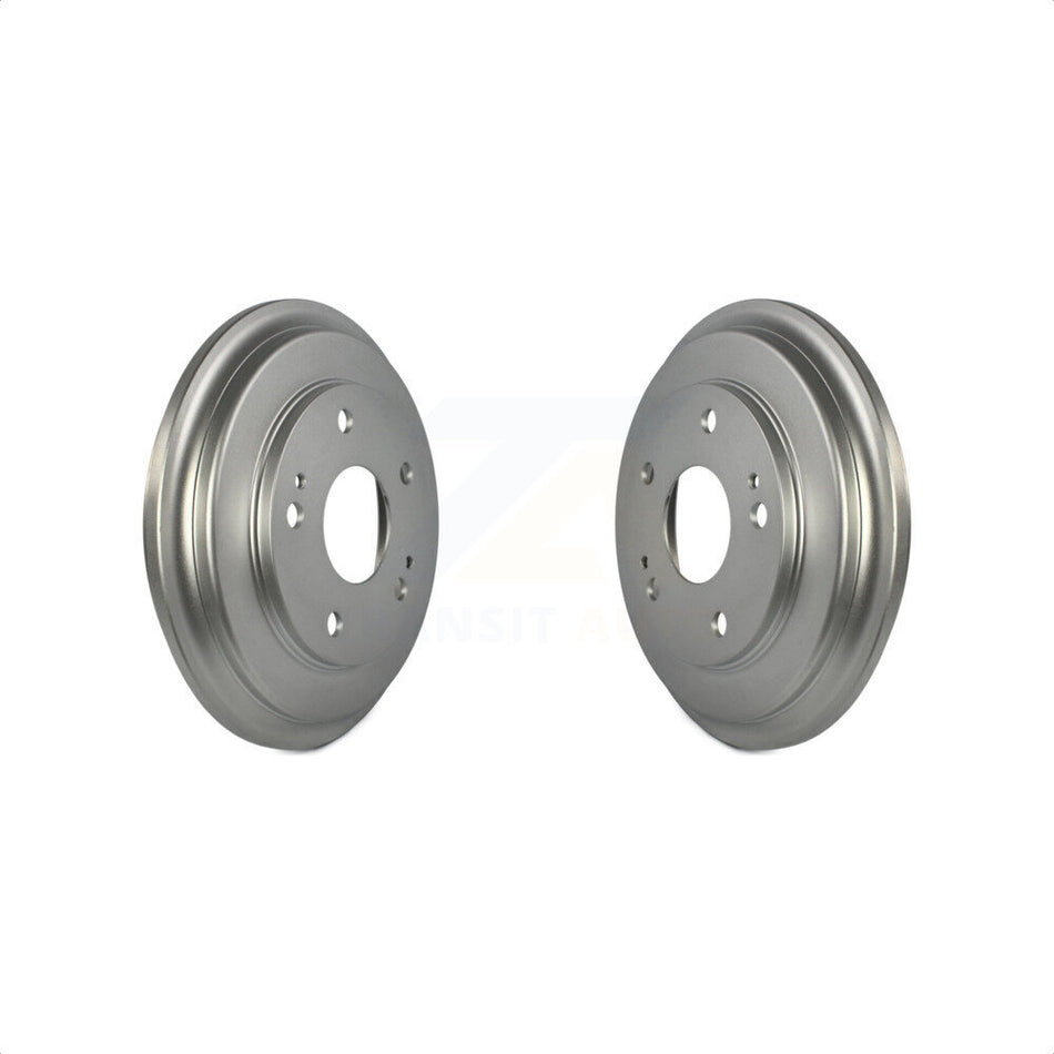 Rear Coated Brake Drums Pair For Honda Civic KG-101400 by Genius