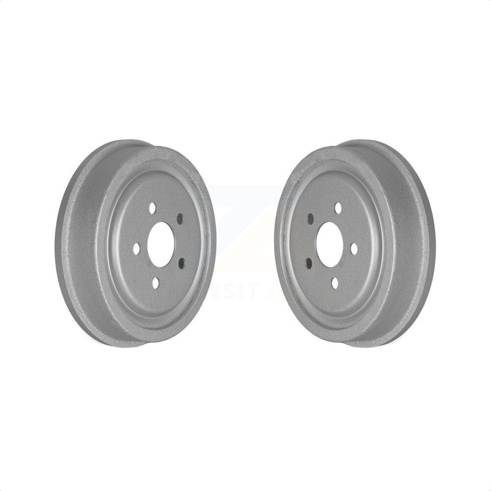 Rear Coated Brake Drums Pair For 2003-2005 Chevrolet Cavalier Pontiac Sunfire KG-101403 by Genius