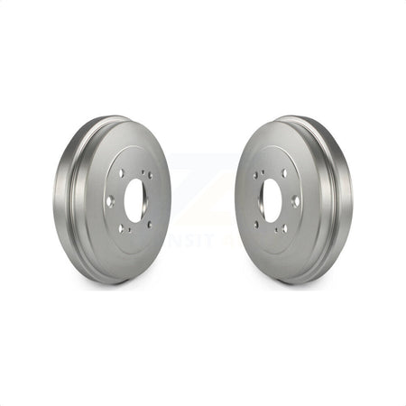 Rear Coated Brake Drums Pair For Nissan Sentra Versa Cube KG-101404 by Genius